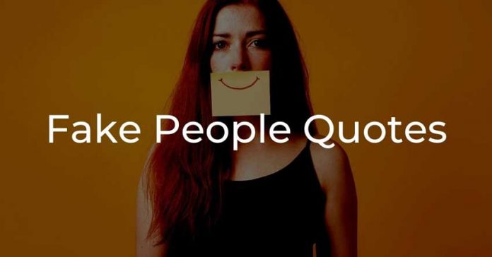 quotes about fake people