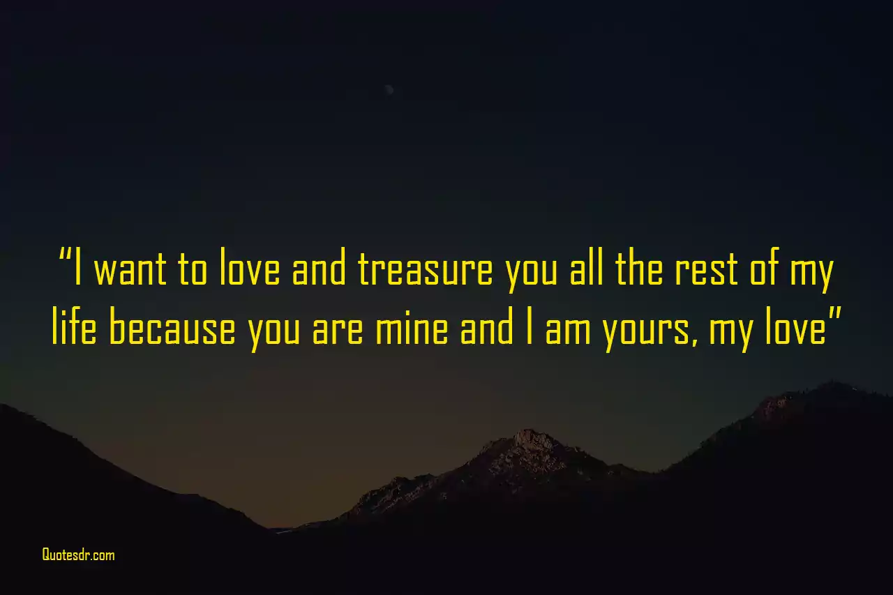 You Are Mine Quotes for Husband