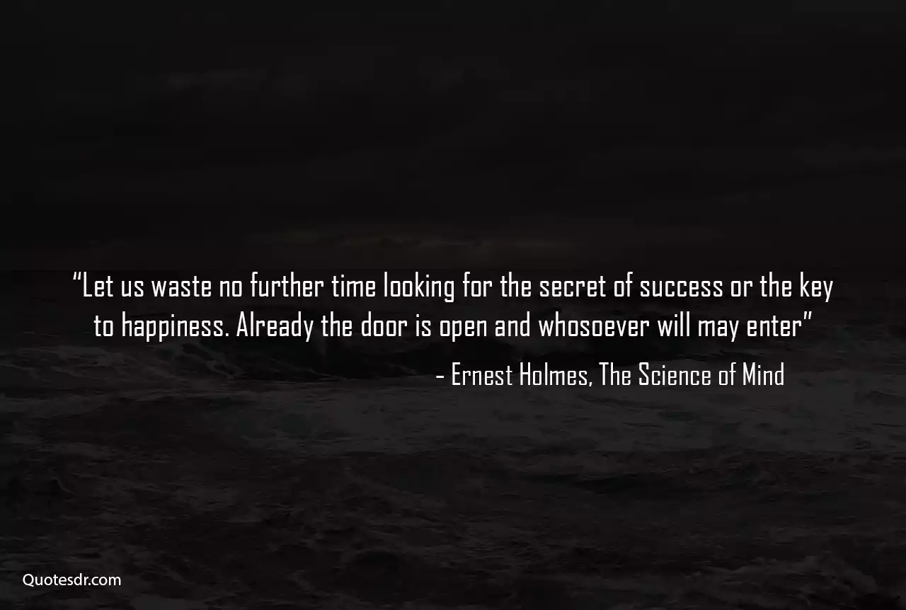 Ernest Holmes Quote on Faith