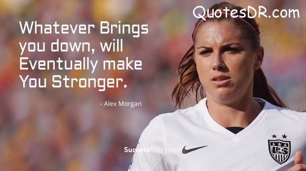 Get Ideas For Soccer Goals From Alex Morgan Quotes