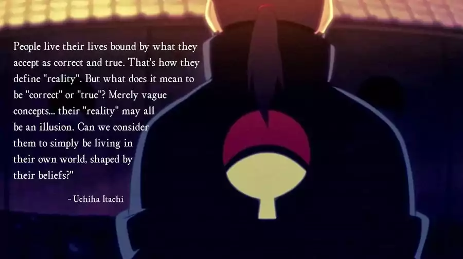 Itachi Uchiha Quotes to Sasuke