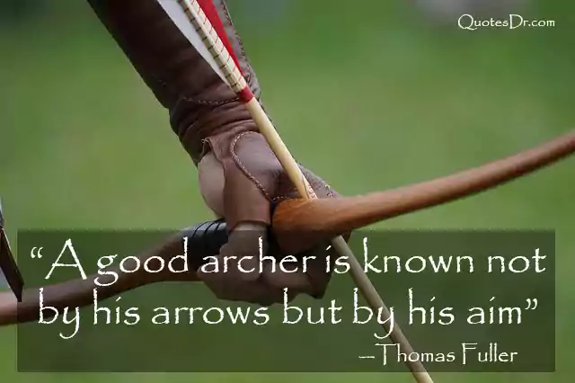 Positive Archery Quotes